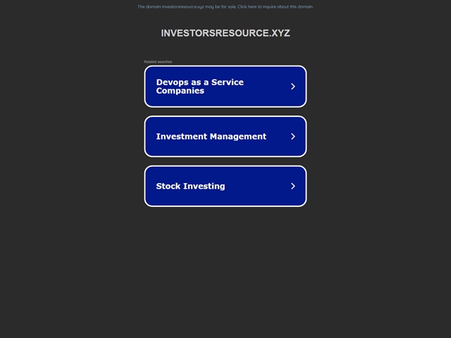 investorsresource.xyz thumbnail