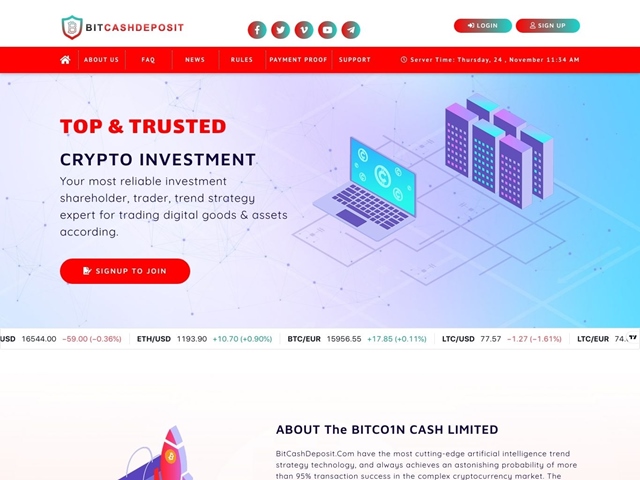 bitcashdeposit.com thumbnail